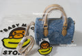 A BATHING APE BABY MILO STORE BABY MILO PU CROSS BAG