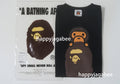 A BATHING APE BAPE KIDS MILO ON APE HEAD TEE