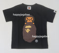 A BATHING APE BAPE KIDS MILO ON APE HEAD TEE
