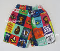 A BATHING APE BAPE KIDS BABY MILO PATCHWORK SHORTS