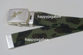 A BATHING APE 1ST CAMO STA GI BELT