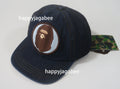 A BATHING APE WASHED DENIM CAP