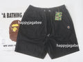 A BATHING APE ONE POINT ELASTICATED RELAXED FIT SHORTS