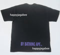 A BATHING APE GLITCH WOODLAND CAMO APE FACE STA TEE