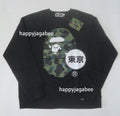 A BATHING APE 1ST CAMO APE HEAD TOKYO CREWNECK SWEAT SHIRT (Tokyo Limited)