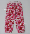 A BATHING APE BAPE KIDS ABC CAMO SHARK SWEAT PANTS