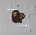 A BATHING APE BAPE KIDS APE HEAD & BABY MILO TEE