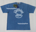 A BATHING APE JAPAN DENIM COLLECTION LOGO INDIGO TEE