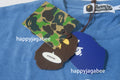 A BATHING APE JAPAN DENIM COLLECTION LOGO INDIGO TEE
