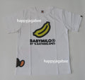A BATHING APE BAPE KIDS SLEEPING BABY MILO BANANA TEE