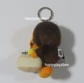 A BATHING APE BABY MILO STORE BABY MILO PANCAKE PLUSH DOLL KEYCHAIN