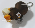 A BATHING APE BABY MILO STORE BABY MILO PANCAKE PLUSH DOLL KEYCHAIN