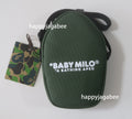 A BATHING APE BAPE KIDS ABC CAMO MILO SHARK SHOULDER BAG