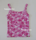 A BATHING APE Ladies' BABY LISA ABC CAMO TANK TOP