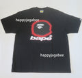 A BATHING APE SPRAY APE HEAD RELAXED FIT TEE