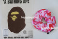 A BATHING APE Ladies' ABC CAMO SCRUNCHIE