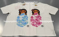 A BATHING APE Ladies' ABC LISA CAMO LISA ON APE HEAD TEE
