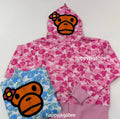 A BATHING APE Ladies' BABY LISA ABC CAMO FULL ZIP HOODIE