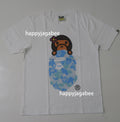 A BATHING APE Ladies' ABC LISA CAMO LISA ON APE HEAD TEE