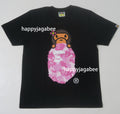 A BATHING APE Ladies' ABC LISA CAMO LISA ON APE HEAD TEE