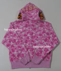 A BATHING APE Ladies' BABY LISA ABC CAMO FULL ZIP HOODIE