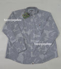 A BATHING APE STRIPE CAMO RELAXED FIT SHIRT