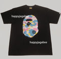A BATHING APE NEW MULTI CAMO BIG APE HEAD TEE