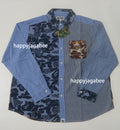 A BATHING APE ASIA CAMO PATCHWORK SHIRT