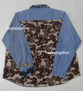 A BATHING APE ASIA CAMO PATCHWORK SHIRT