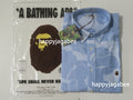 A BATHING APE STRIPE CAMO RELAXED FIT SHIRT