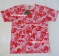 A BATHING APE ABC CAMO PILE JACQUARD ONE POINT TEE