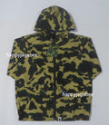 A BATHING APE BAPE KIDS 1ST CAMO REVERSIBLE HOODIE JACKET