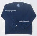 A BATHING APE JAPAN DENIM COLLECTION COLLEGE INDIGO CREWNECK SWEAT SHIRTS