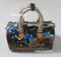 A BATHING APE Ladies' HYBRID CAMO MEDIUM BOSTON BAG