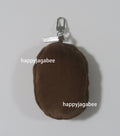 A BATHING APE APE HEAD FAUX FUR KEYCHAIN