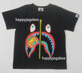 A BATHING APE BAPE KIDS COLORS MILO SHARK TEE