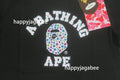 A BATHING APE Ladies' COLOR STUD COLLEGE MINI TEE