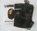 A BATHING APE HYBRID CAMO MULTI BADGE CARGO PANTS
