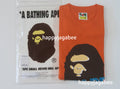 A BATHING APE STENCIL FONT APE HEAD RELAXED FIT TEE
