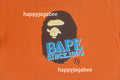 A BATHING APE STENCIL FONT APE HEAD RELAXED FIT TEE