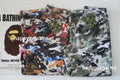 A BATHING APE HYBRID CAMO APE FACE LOGO RELAXED FIT SWEAT PANTS