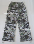 A BATHING APE HYBRID CAMO APE FACE LOGO RELAXED FIT SWEAT PANTS