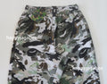 A BATHING APE HYBRID CAMO APE FACE LOGO RELAXED FIT SWEAT PANTS