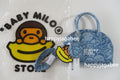 A BATHING APE BABY MILO STORE BABY MILO SMALL BOSTON BAG