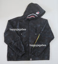 A BATHING APE COLOR CAMO REFLECTIVE RIPSTOP SHARK FULL ZIP JACKET