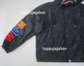 A BATHING APE COLOR CAMO REFLECTIVE RIPSTOP SHARK FULL ZIP JACKET