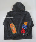 A BATHING APE COLOR CAMO REFLECTIVE RIPSTOP SHARK FULL ZIP JACKET