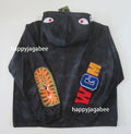 A BATHING APE COLOR CAMO REFLECTIVE RIPSTOP SHARK FULL ZIP JACKET