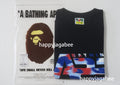 A BATHING APE SCREEN CAMO TACTICAL LOGO TEE