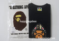 A BATHING APE COLOR CAMO MILO SHARK FZH TEE